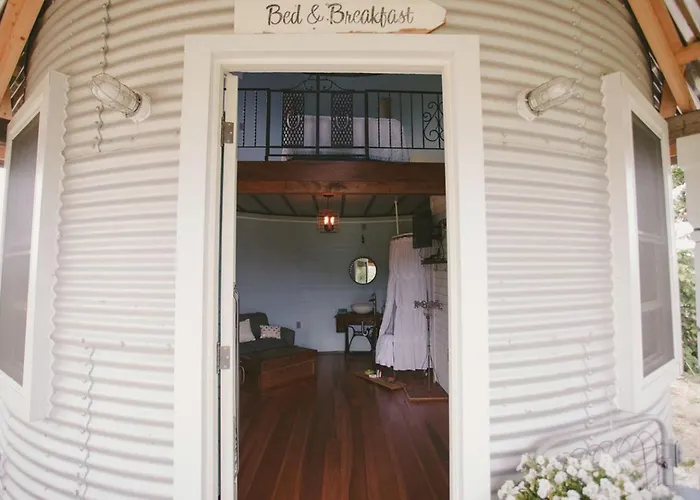 Converted Grain Silo For Unique Glamping In Alvin, Illinois Alvin
