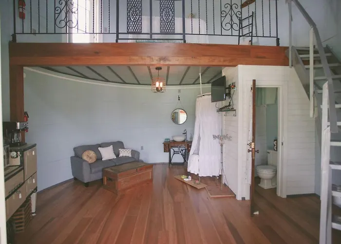 Converted Grain Silo For Unique Glamping In Alvin, Illinois
